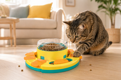Interactive Dog Puzzle Feeder Toy – Slow Feeder & Mental Stimulation Game
